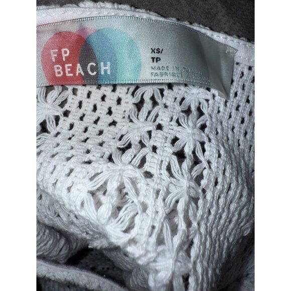 Free People Charlize Crochet Tank Top In White XS - Picture 4 of 5